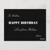 兄弟姉妹バースデーカード ポストカード (裏面)