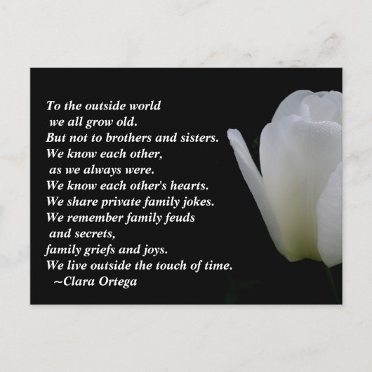 兄弟姉妹バースデーカード ポストカード (正面)