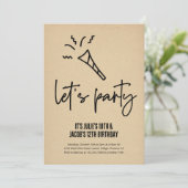 兄弟姉妹バースデーパーティーブラザー&シスター 招待状 (スタンド正面)