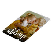 兄弟姉妹ブラザーシスター写真 マグネット (左側)