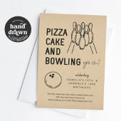 兄弟姉妹ボーリングパーティの招待状 招待状