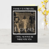 兄弟姉妹ラブ カード (黄色い花)