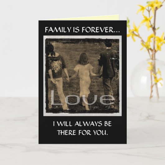 兄弟姉妹ラブ カード (黄色い花)