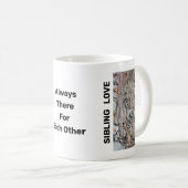 兄弟姉妹ラヴクラシックマグカップ， 325 ml コーヒーマグカップ (正面右)