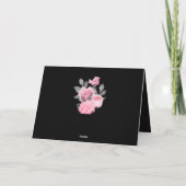 兄弟姉妹感傷詩ブラック&ピンク カード (裏面)