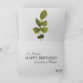 兄弟姉妹感傷詩兄弟姉妹誕生日 カード (内部)