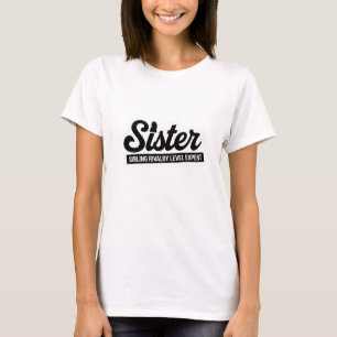 兄弟姉妹競合レベルの専門家 Tシャツ