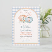 兄弟姉妹 ハロウィン 秋の誕生日 招待状 (スタンド正面)