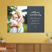 兄弟姉妹 パーソナライズされた キャンバスプリント (インサイチュ (リビング))