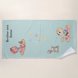 兄弟姉妹 ビーチタオル