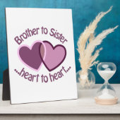 兄弟姉妹 フォトプラーク (側面)