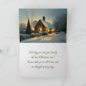 兄弟家族クリスマスカード サンキューカード (内部)