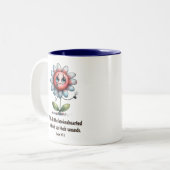 兄弟愛なるキリスト教の聖なる書物、 経典 ツートーンマグカップ (正面左)