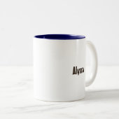 兄弟愛なるキリスト教の聖なる書物、 経典 ツートーンマグカップ (正面右)