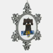 兄弟愛の都 スノーフレークピューターオーナメント (左)