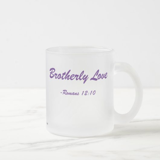 兄弟愛 フロストグラスマグカップ (右)