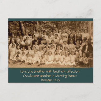 兄弟愛：1900年頃のカントリー・チャーチ・リバイバル ポストカード