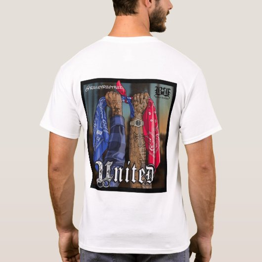 兄弟愛 – Unity & Strength Tシャツ (裏面)