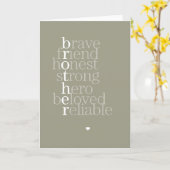 兄弟挨拶状 カード (黄色い花)