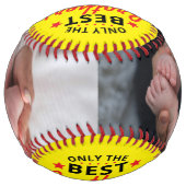 兄弟最高のが伯父に昇進フォトキープサケ ソフトボール (裏面)