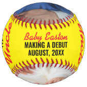 兄弟最高のが伯父に昇進フォトキープサケ ソフトボール (正面)