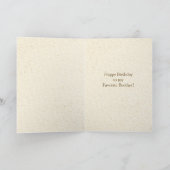 兄弟海事ボトルに誕生日する カード (内部)