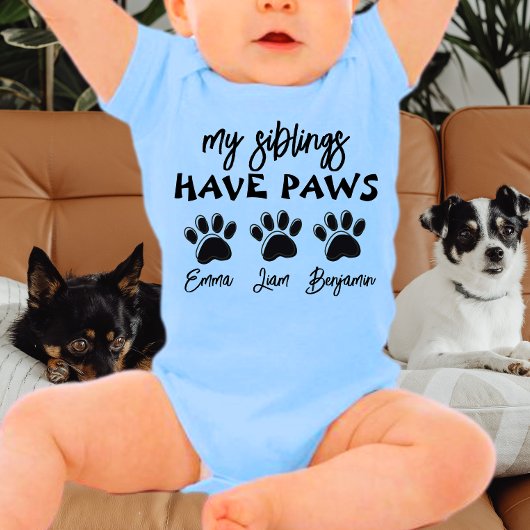 兄弟犬のキッズTシャツ