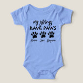兄弟犬のキッズTシャツ (デザイン正面)