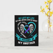 兄弟自殺予防メモリアルグラフ カード (黄色い花)