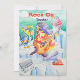 兄弟誕生日グリーティングカード。 サンキューカード