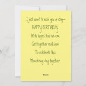 兄弟誕生日グリーティングカード シーズンカード (裏面)