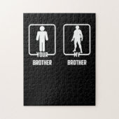 兄弟軍誇りを持った兄兵士 ジグソーパズル (縦)