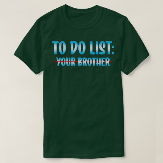 兄弟2のリストを作成するには Tシャツ (デザイン正面)
