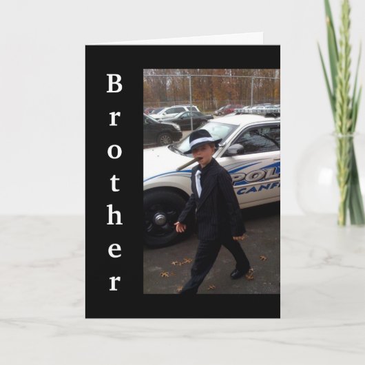 「兄弟」 -あなたは誕生日を持っている。 カード (正面)