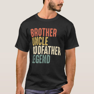兄弟 おじ 教父 伝説 クリスマス 神様から Tシャツ