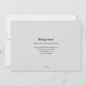 兄弟 ツー フォト 卒業発表 招待状 (裏面)