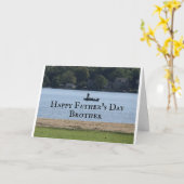 *兄弟*父の日を幸せにすることを  カード (黄色い花)