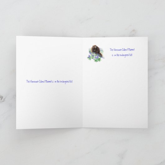 兄弟、誕生日は動物の挨拶を危険にさらしました カード (内部)