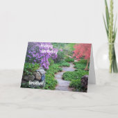 兄折誕生日カード カード (正面)