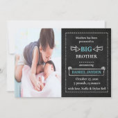 兄誇りを持った兄が出産発表を推進 招待状 (正面)