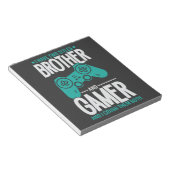 兄貴とゲーマーという2つの称号を持ってる、面白いゲーマーだ ノートパッド (アングル)