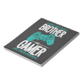 兄貴とゲーマーという2つの称号を持ってる、面白いゲーマーだ ノートパッド (回転)