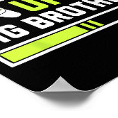 兄貴にレベルアップ中 - 面白いゲーマー男性用 ポスター (角)
