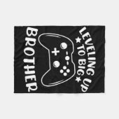 兄貴にレベルアップ ビデオゲームコントローラー G フリースブランケット (正面(横))