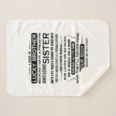 兄貴に贈る物は幸運だ シェルパブランケット (正面(横))