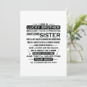 兄貴に贈る物は幸運だ 案内状 (スタンド正面)