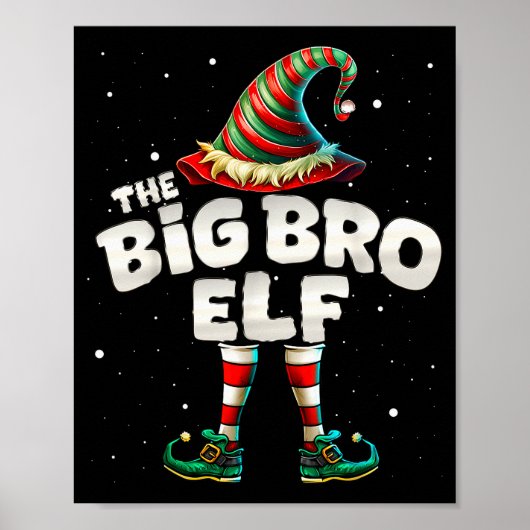 兄貴のエルフ ファミリー おそろい クリスマス ポスター (正面)