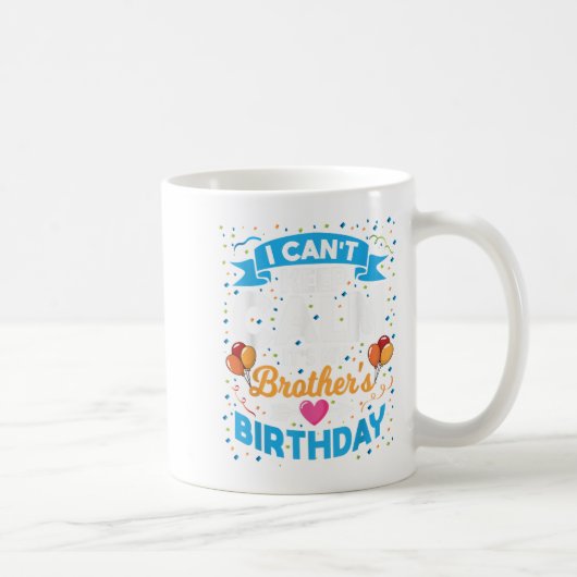 兄貴の誕生日だって落ち着いてられない コーヒーマグカップ (右)