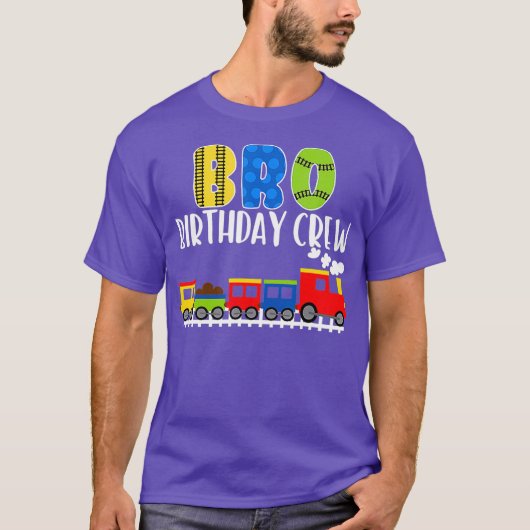 兄貴の誕生日クルー鉄道誕生日ボーイ Tシャツ (正面)