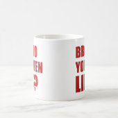 兄貴も持ち上げてる?コーヒーマグ コーヒーマグカップ (中央)